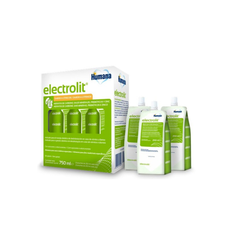 ELECTROLIT Solución Rehidratación Oral 3x250ml