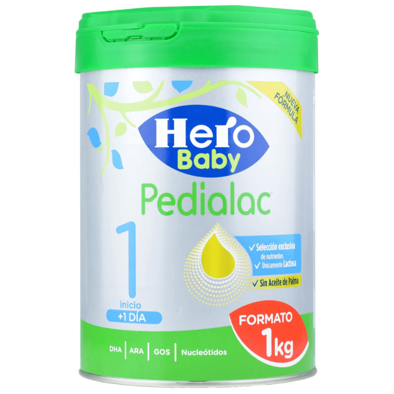Hero Baby Leche 2 - Para niños de hasta 12 meses, Paquete de 6 x